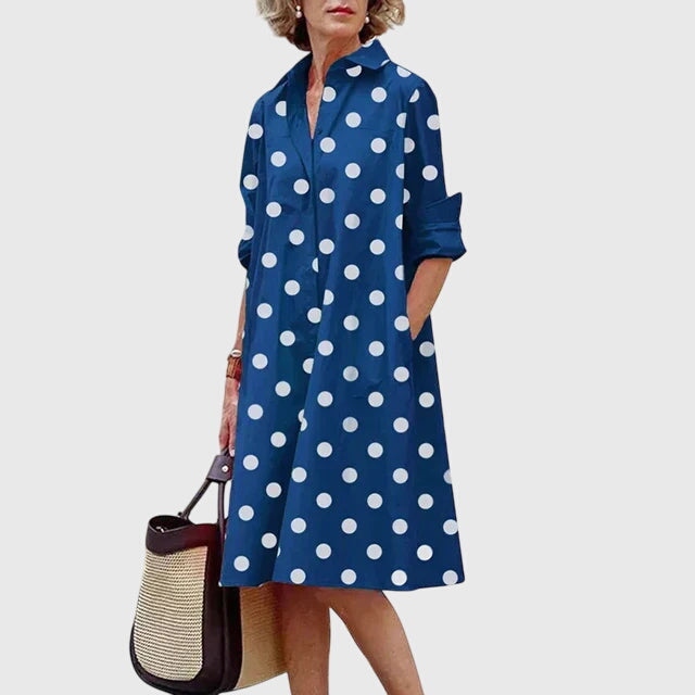 Veronika | Elegantes Kleid mit Taschen