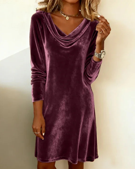 Nesa | Weites Samtkleid