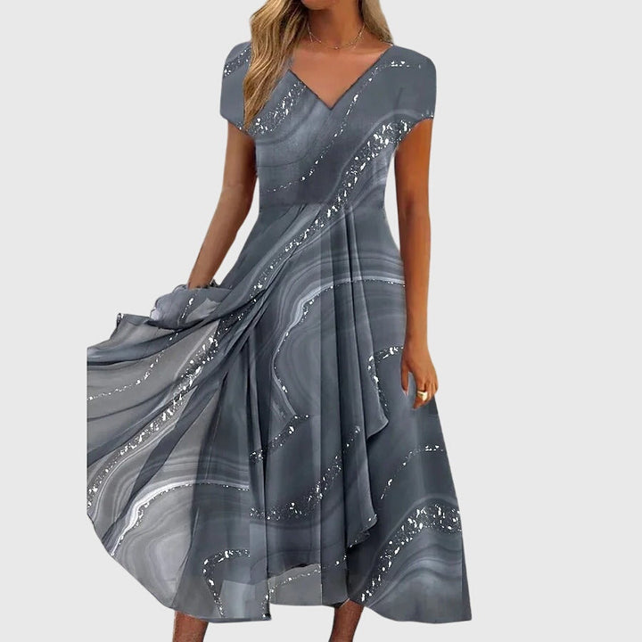 Leontine | Fliessendes Midikleid