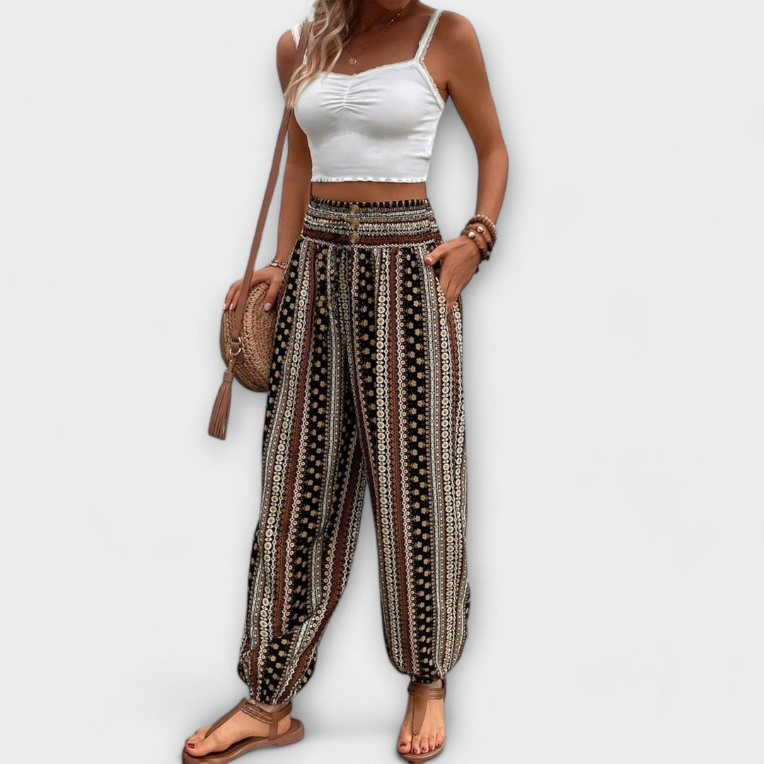 Romana | Hose mit ethnischem Muster