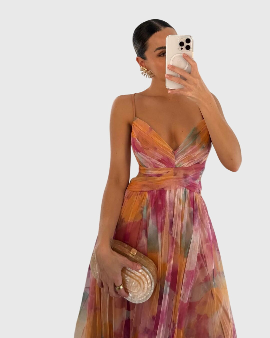 Sidonia | Geblümtes Maxikleid