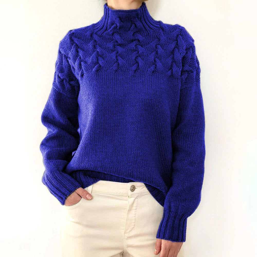 Leila | Warmer gestrickter Rollkragenpullover
