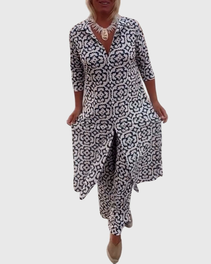 Delphine | Elegantes zweiteiliges Vintage-Set
