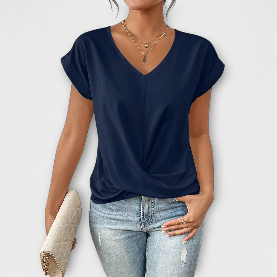 Hannah | Elegantes Oberteil mit V-Ausschnitt