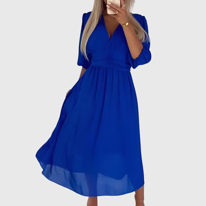 Helene | Leichtes Kleid aus Seidenchiffon