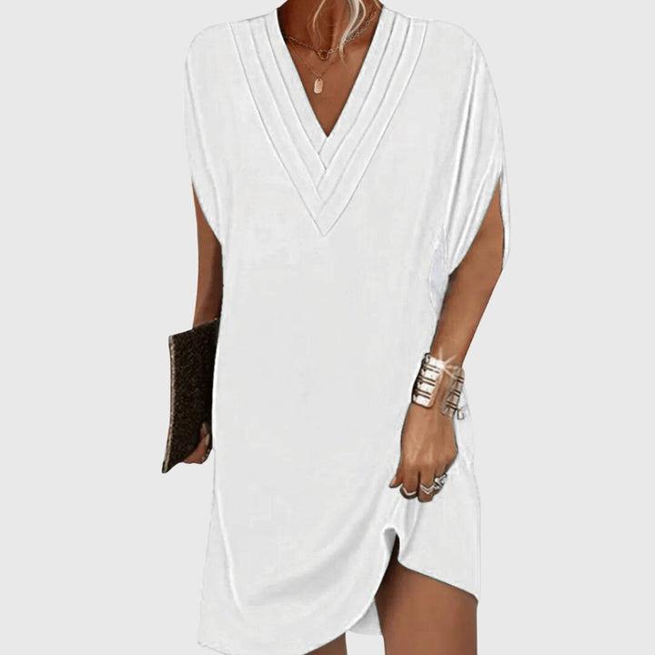 Riccarda | Elegantes bauchkaschierendes Kleid