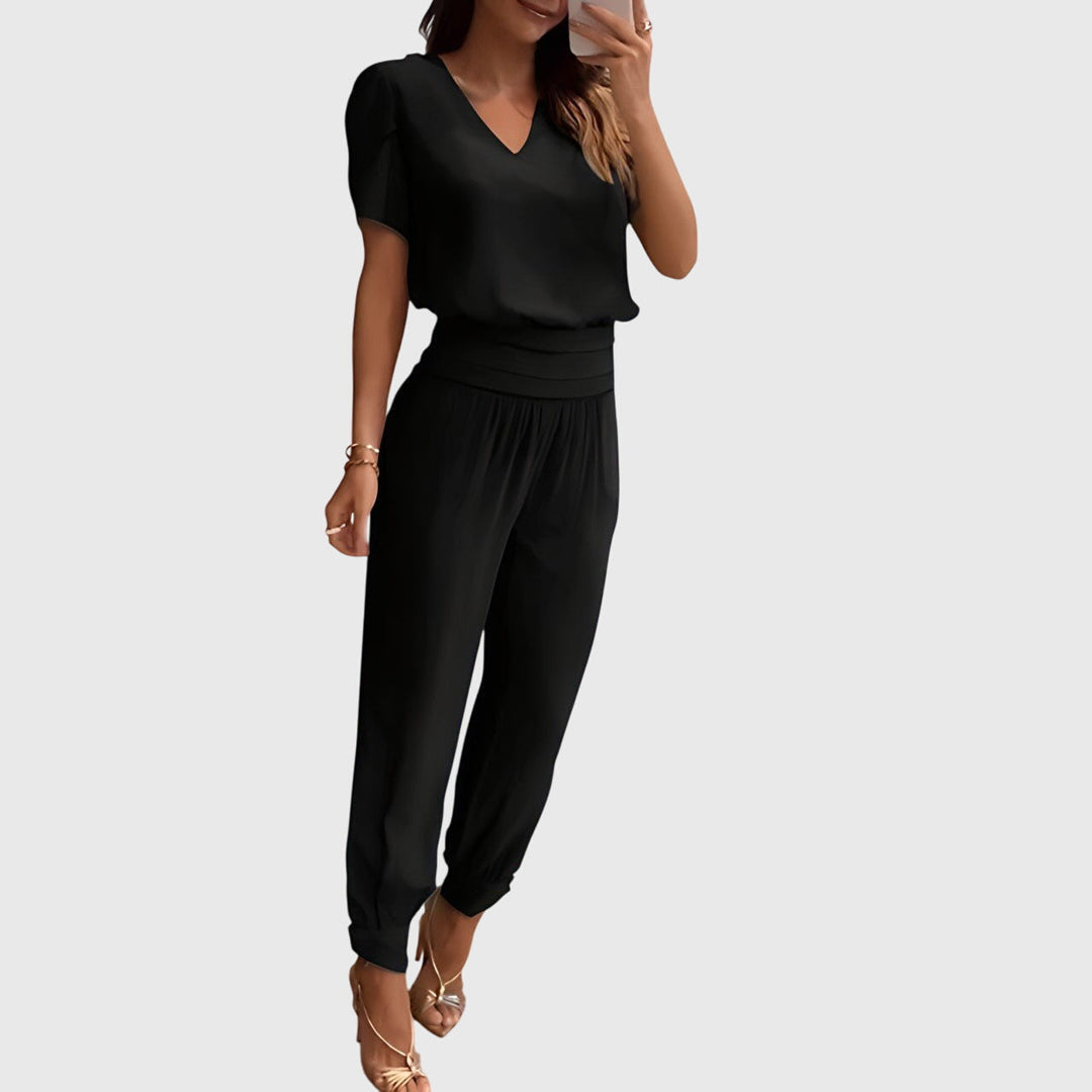 Samanta | Elegantes Blusen- und Hosen-Set