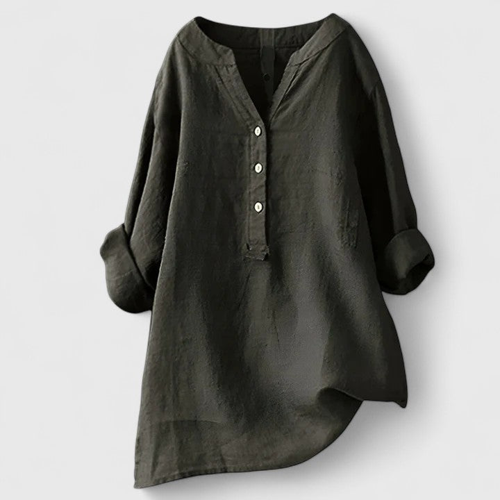 Isabelle | Elegante Bluse mit Knopfleiste