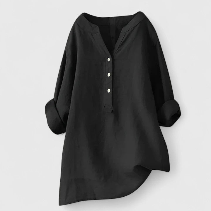Isabelle | Elegante Bluse mit Knopfleiste