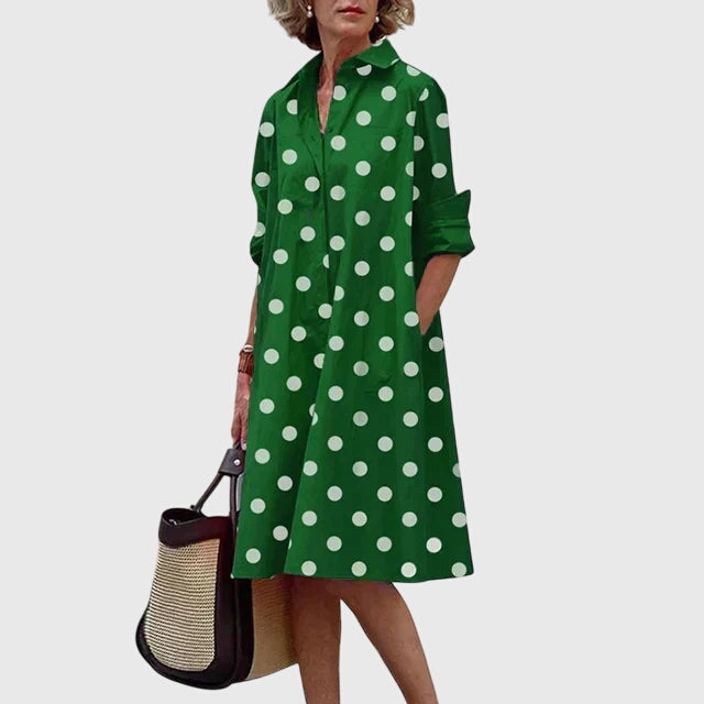 Veronika | Elegantes Kleid mit Taschen