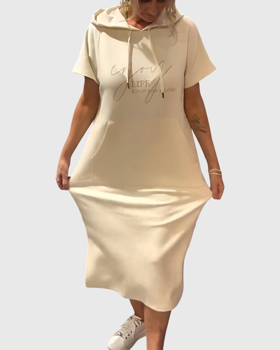 Yasmin | Lässiges Sweatkleid