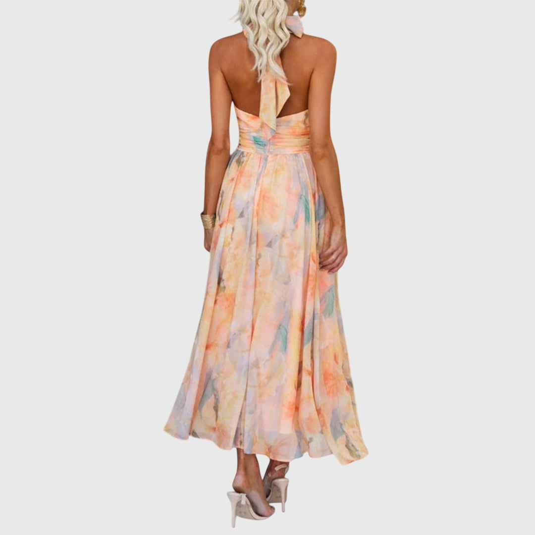 Annarosa | Rückenfreies Maxikleid