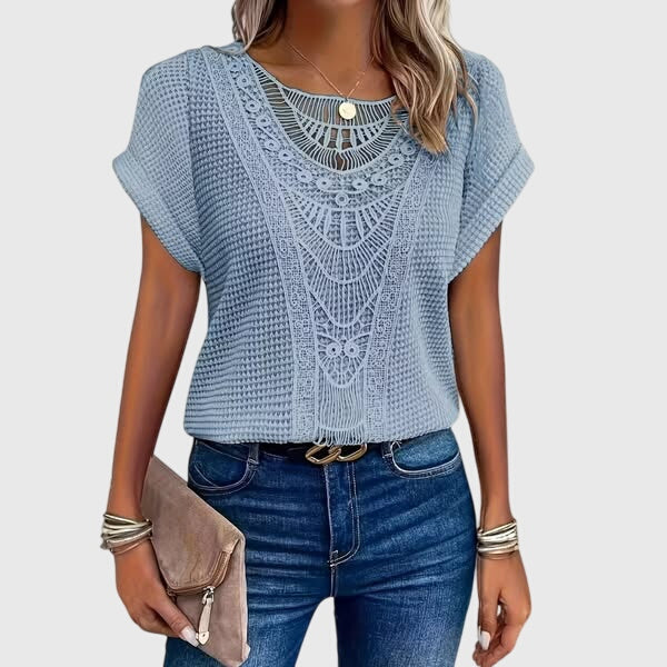 Georgette | Elegante Bluse im Ibiza-Stil