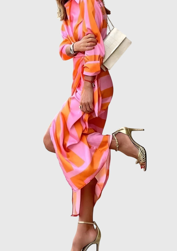 Elodie | Elegantes Wickelkleid mit Print