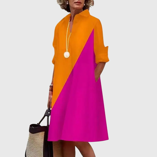 Veronika | Elegantes Kleid mit Taschen