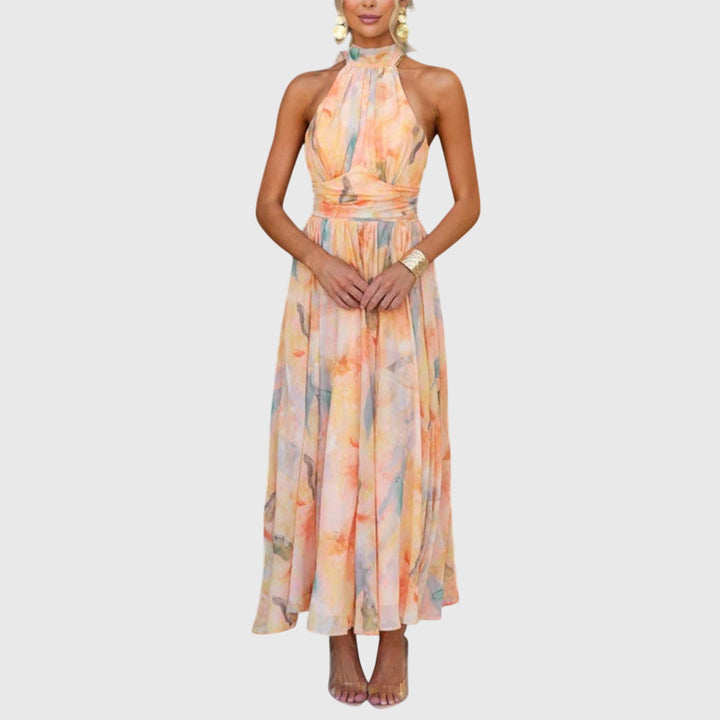Annarosa | Rückenfreies Maxikleid