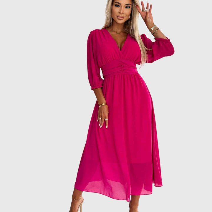 Helene | Leichtes Kleid aus Seidenchiffon