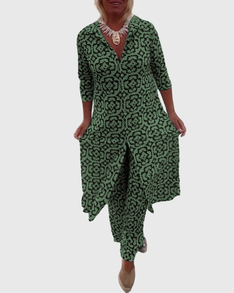 Delphine | Elegantes zweiteiliges Vintage-Set