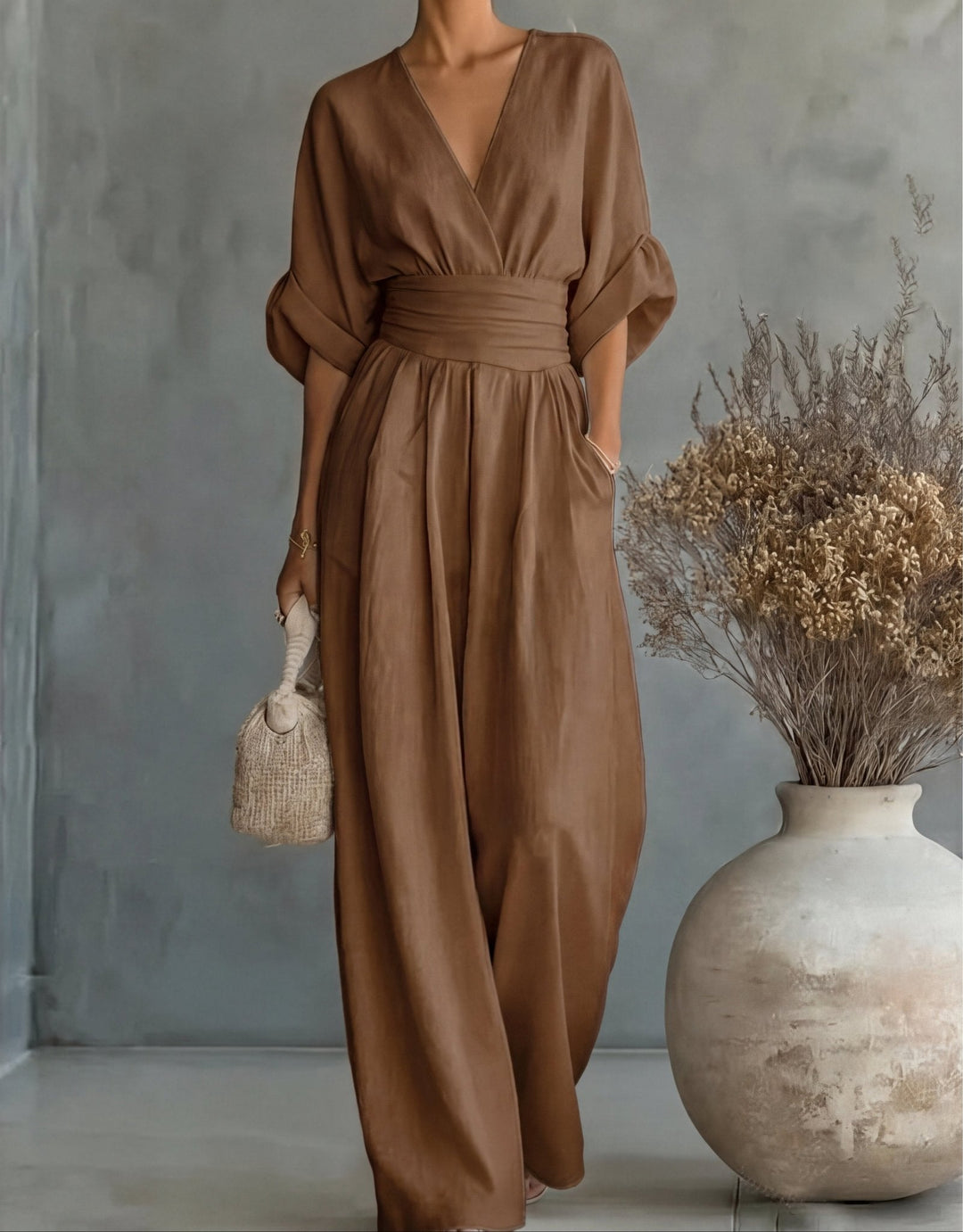 Élise | Eleganter fliessender Jumpsuit