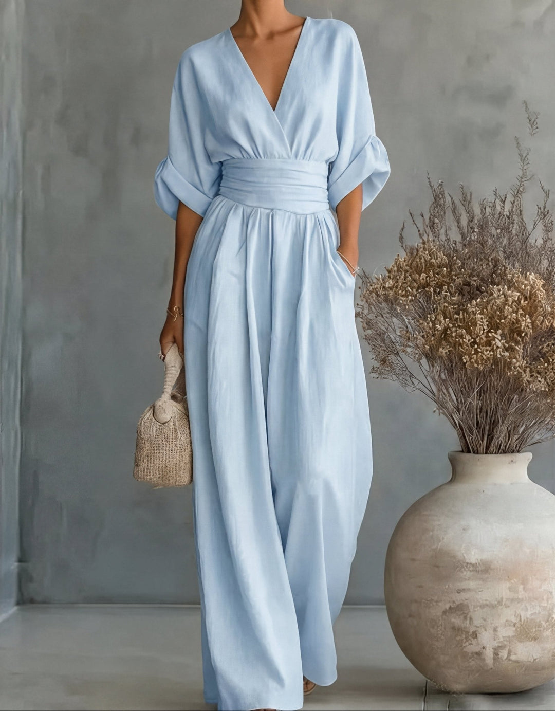 Élise | Eleganter fliessender Jumpsuit