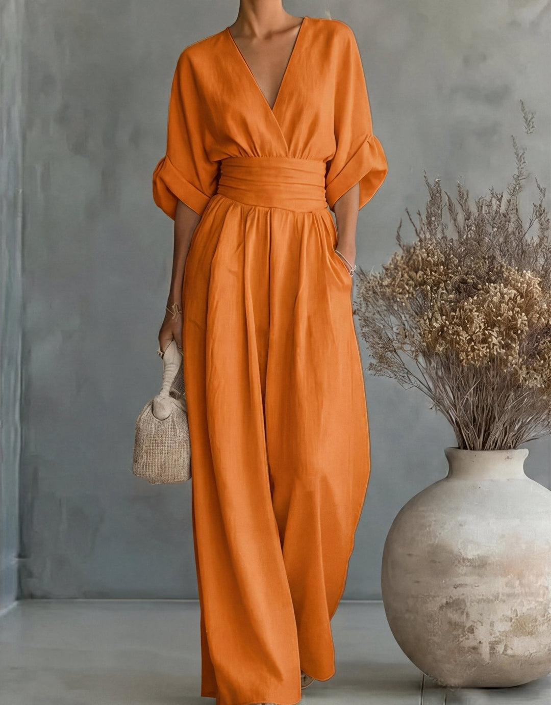 Élise | Eleganter fliessender Jumpsuit