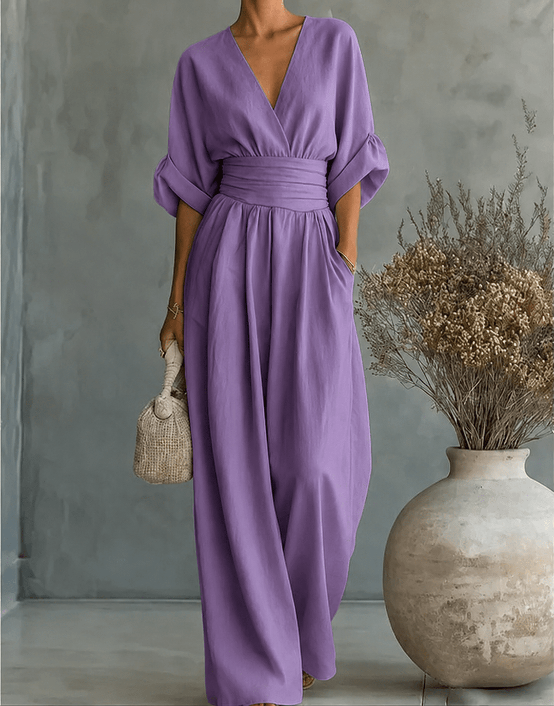 Élise | Eleganter fliessender Jumpsuit