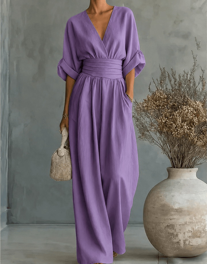 Élise | Eleganter fliessender Jumpsuit