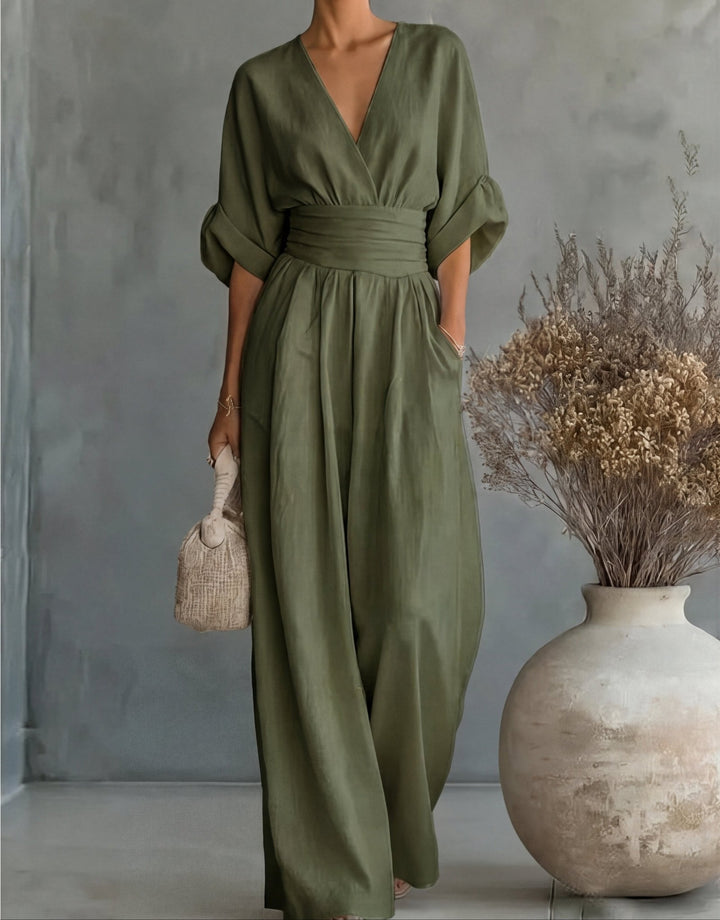Élise | Eleganter fliessender Jumpsuit