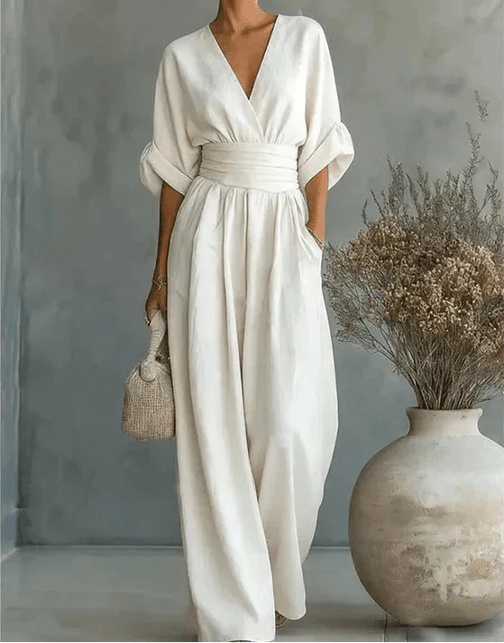 Élise | Eleganter fliessender Jumpsuit