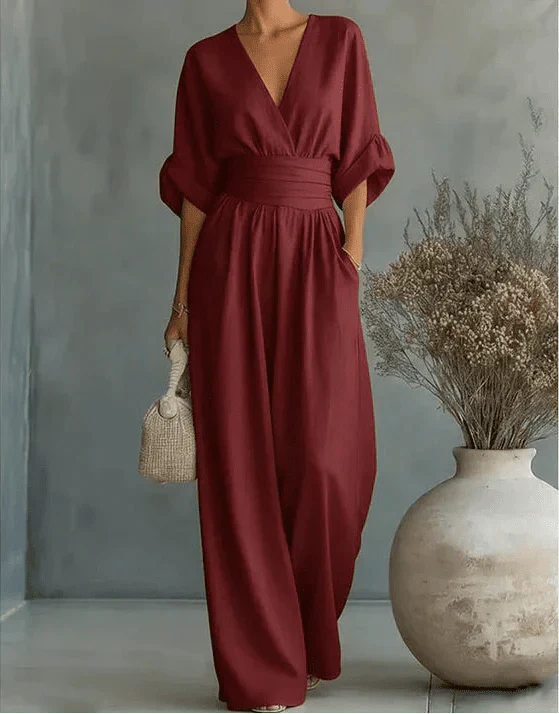 Élise | Eleganter fliessender Jumpsuit