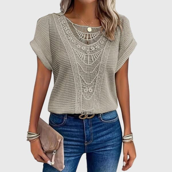 Georgette | Elegante Bluse im Ibiza-Stil