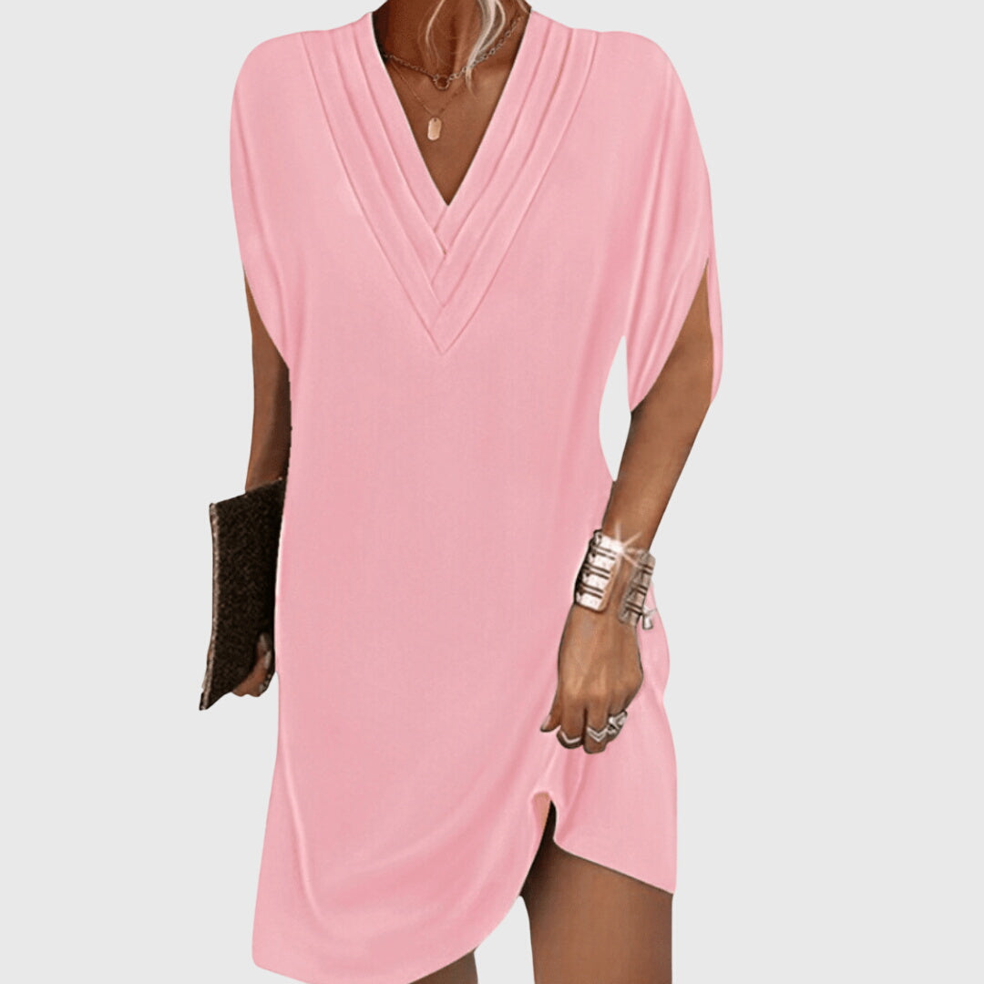 Riccarda | Elegantes bauchkaschierendes Kleid