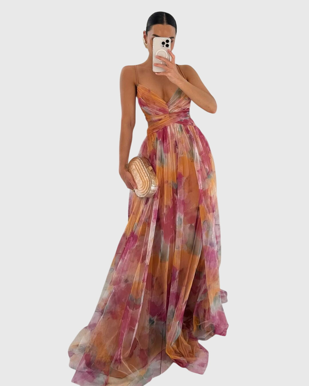 Sidonia | Geblümtes Maxikleid