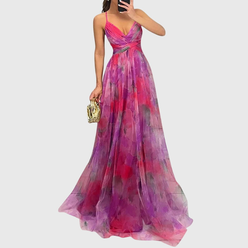 Sidonia | Geblümtes Maxikleid