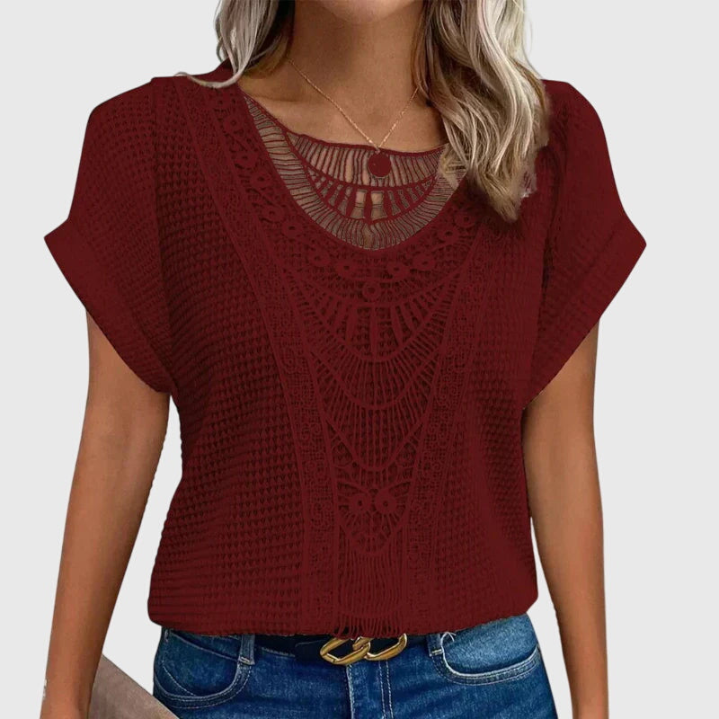 Georgette | Elegante Bluse im Ibiza-Stil
