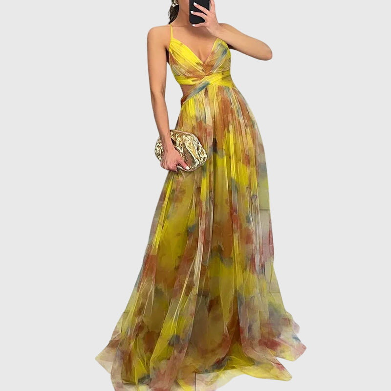 Sidonia | Geblümtes Maxikleid