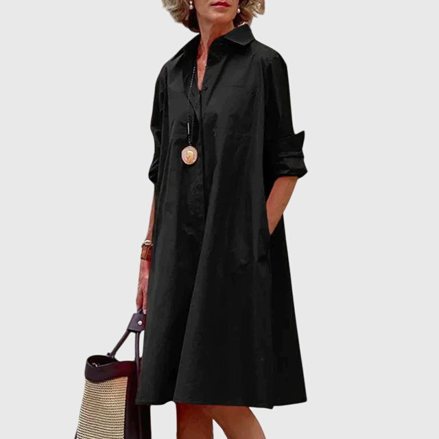Veronika | Elegantes Kleid mit Taschen