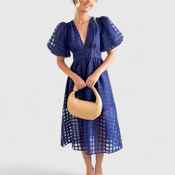 Evelyne | Elegantes Midikleid