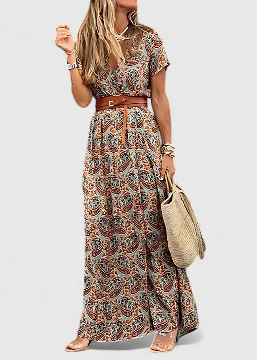 Emerentia | Elegantes Boho-Maxikleid