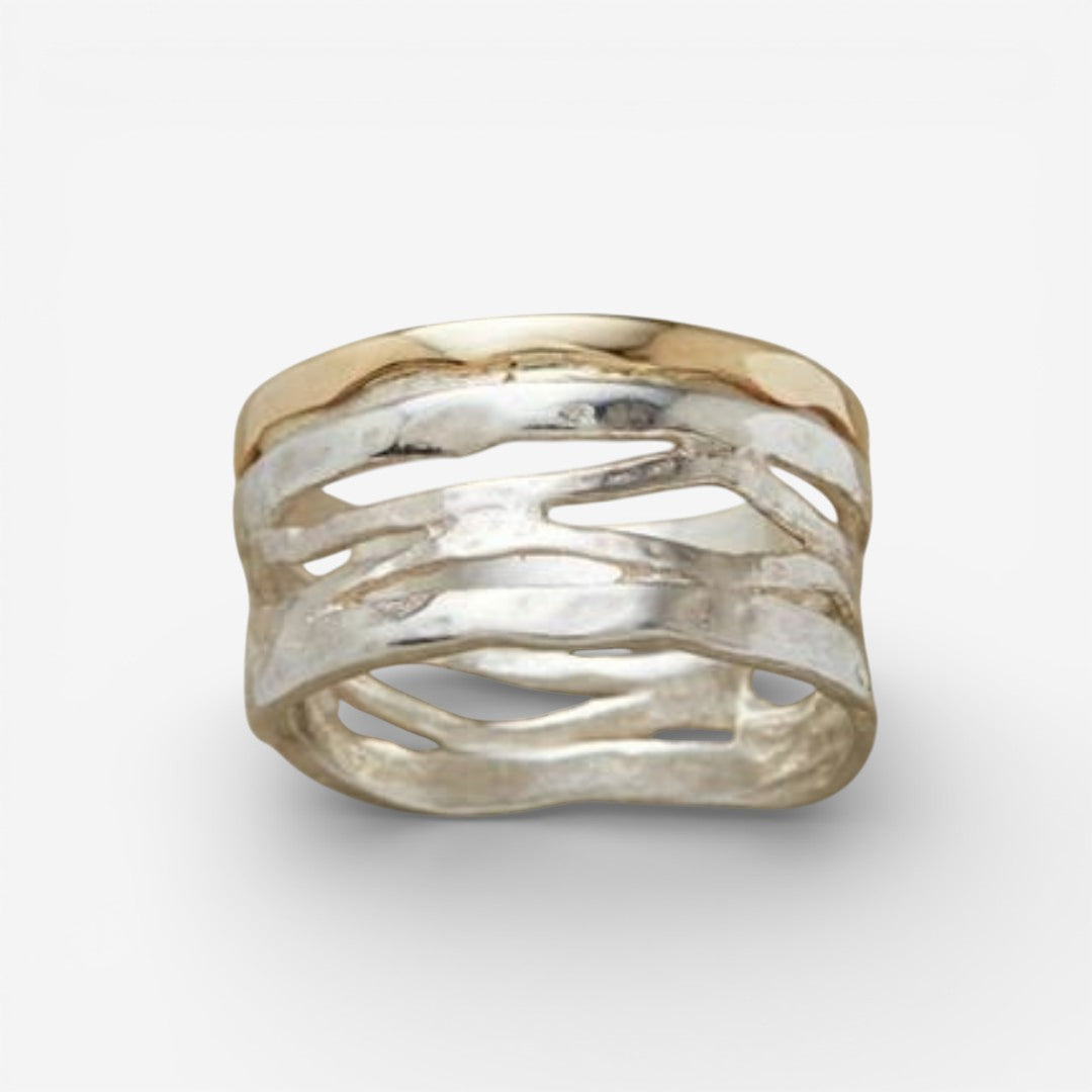 Florina | Elegantes doppeltes Goldarmband