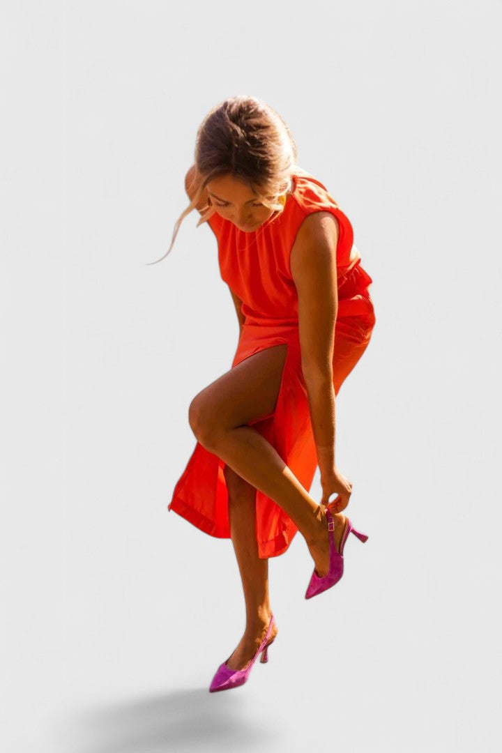 Solveig | Bequemes Midikleid