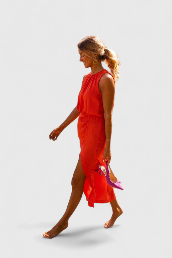 Solveig | Bequemes Midikleid