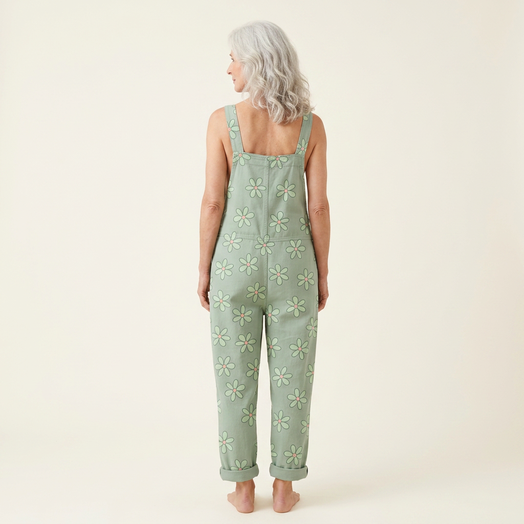 Severina | Latzhose mit Pastellblüten
