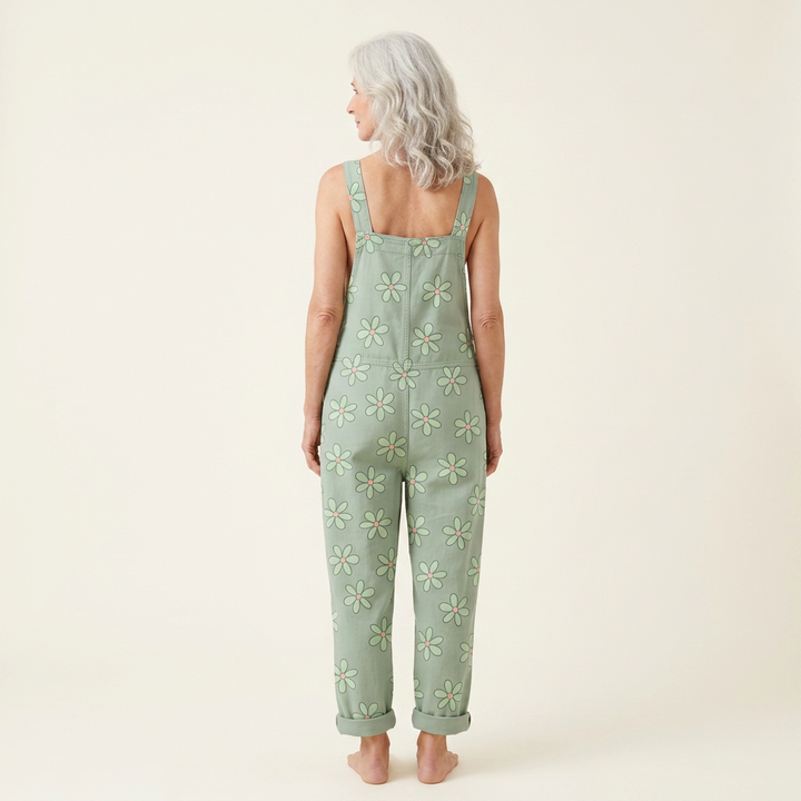 Severina | Latzhose mit Pastellblüten