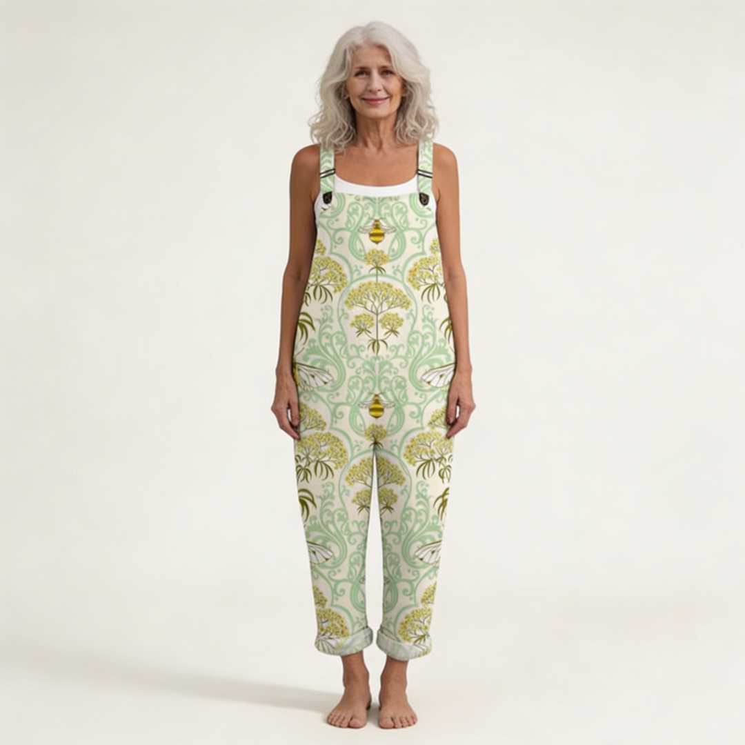 Philomena | Latzhose mit floralen Arabesken