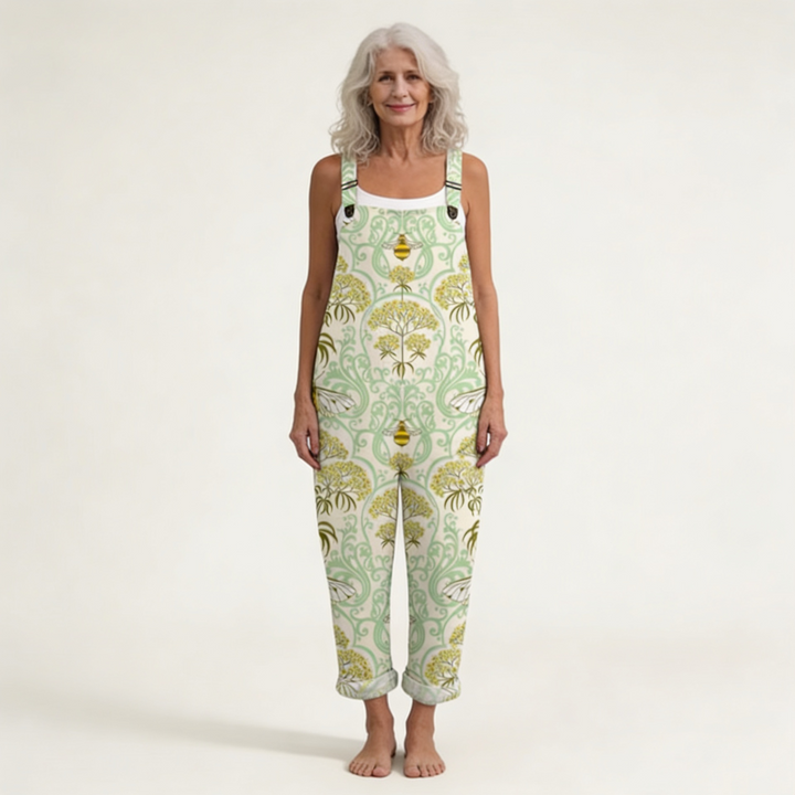 Philomena | Latzhose mit floralen Arabesken