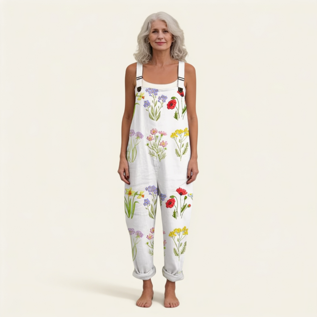 Notburg | Latzhose mit zarten Blüten