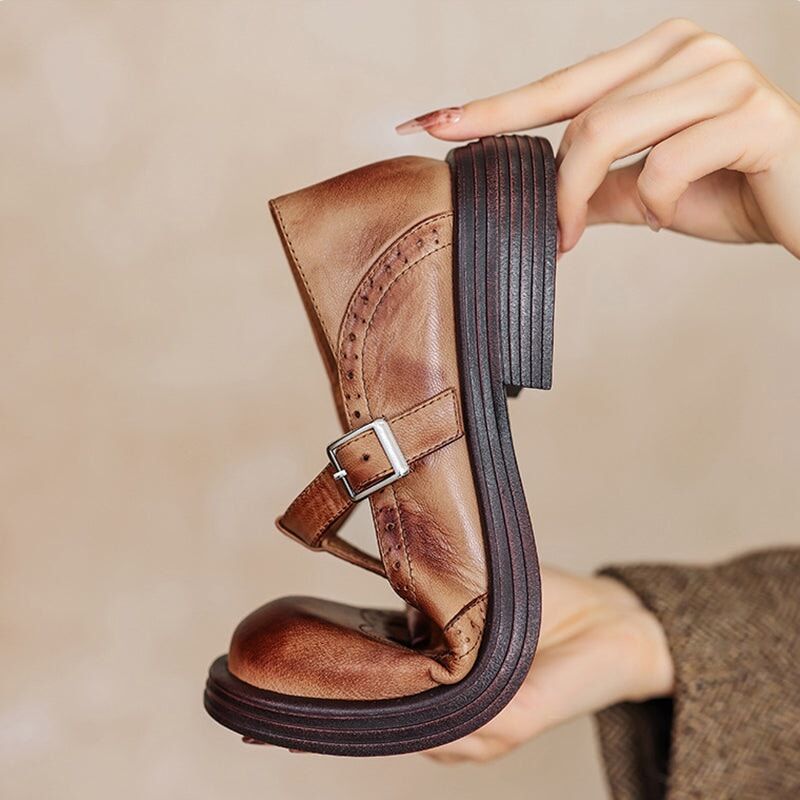 Diana | Mary Janes aus Leder