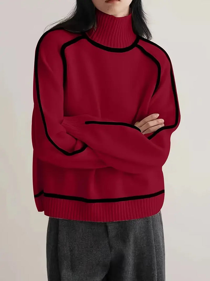 Karolina | Eleganter Rollkragenpullover