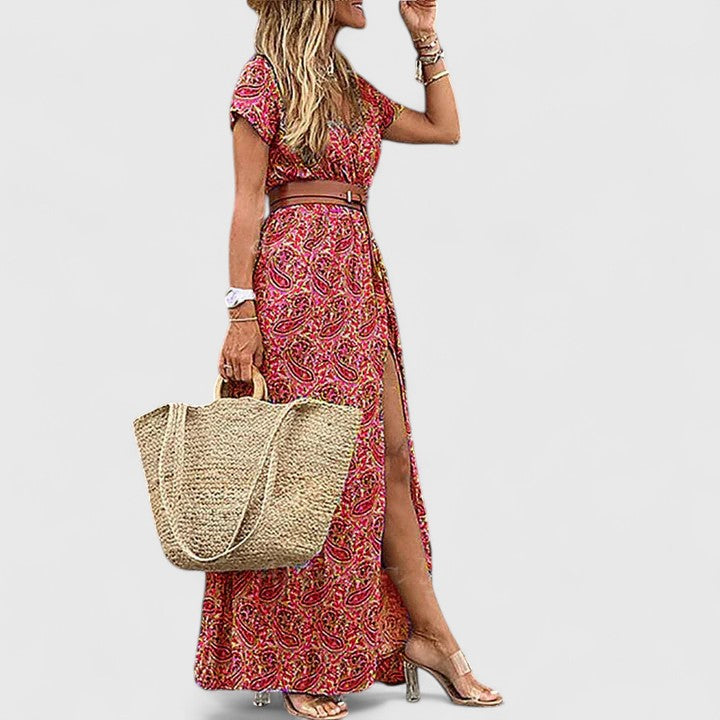 Emerentia | Elegantes Boho-Maxikleid